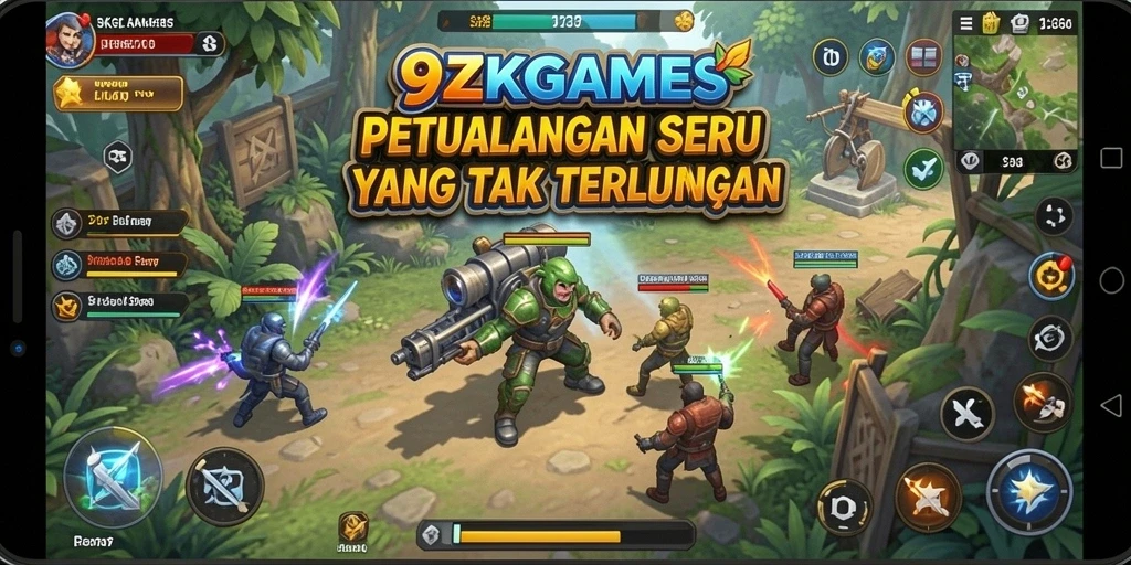 Gameplay menarik di dunia petualangan 9ZKGAMES.