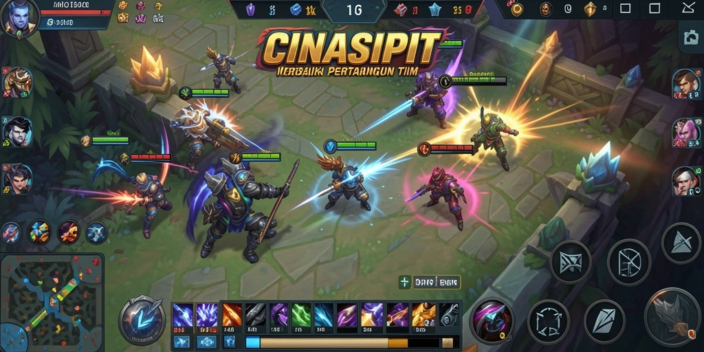 Gameplay seru dan penuh strategi di CINASIPIT.