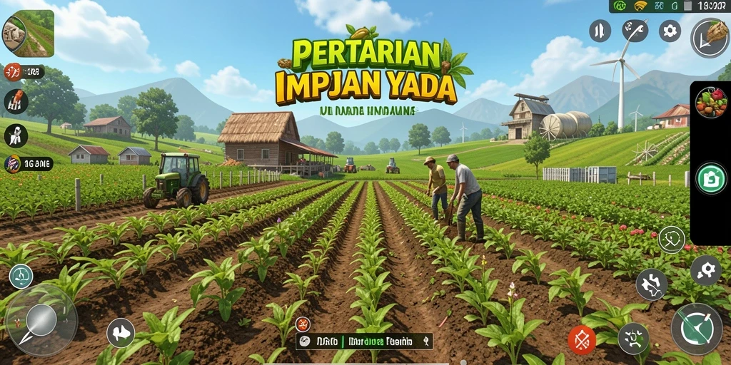 Tampilan gameplay menarik dari IDRGAME saat bertani.