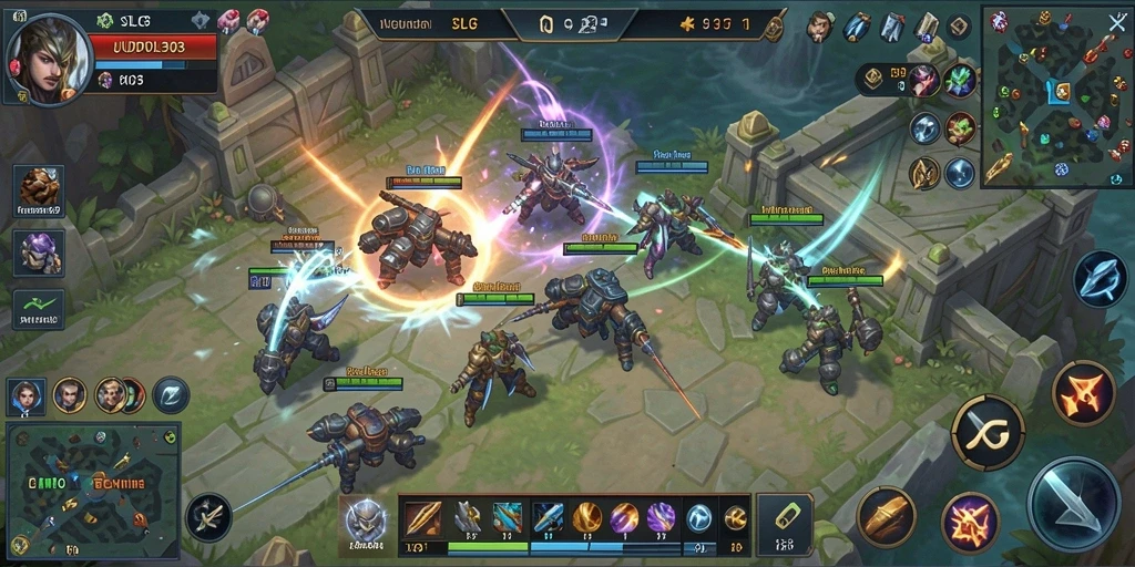 Tampilan gameplay seru dan strategi dalam JUDOL303.