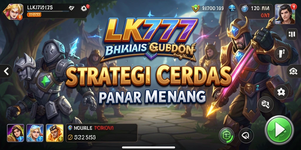 Screenshot LK777 menampilkan pertempuran taktis yang mendebarkan.