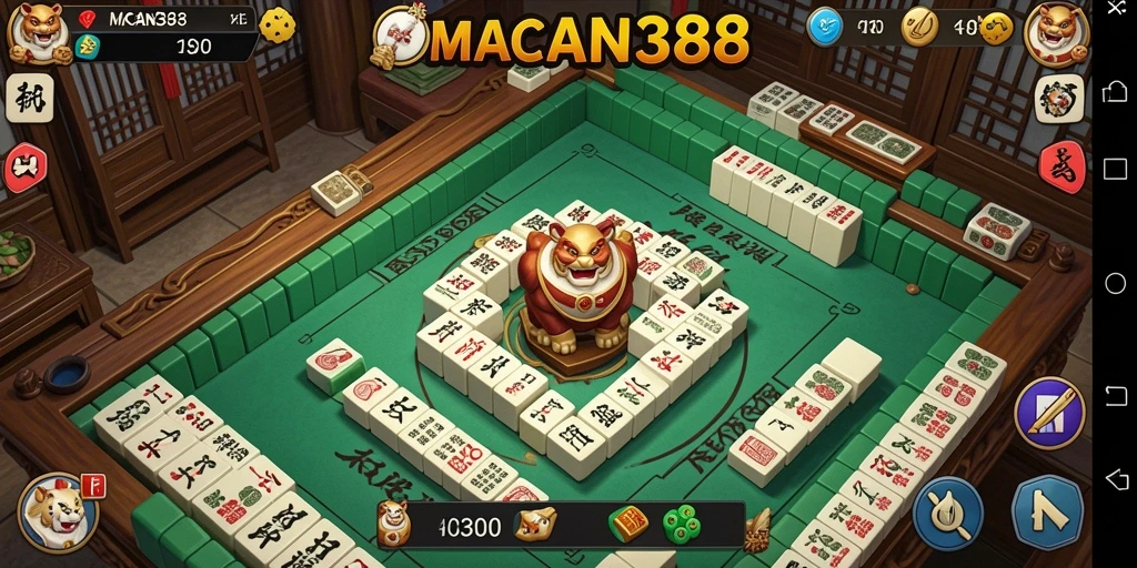 Gameplay Mahjong yang menantang dan menyenangkan di MACAN388.