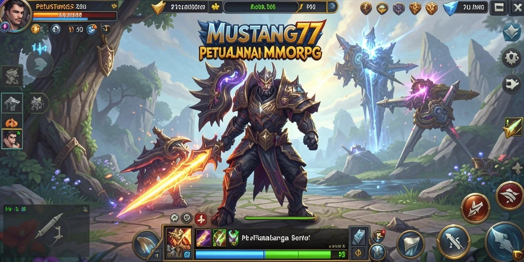 Screenshot gameplay MUSTANG77 yang menampilkan pertarungan mendebarkan.