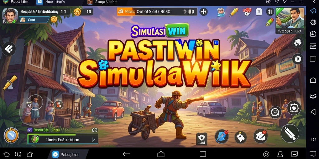Tampilan gameplay <strong>PASTIWIN</strong> yang realistis dan mendetail.