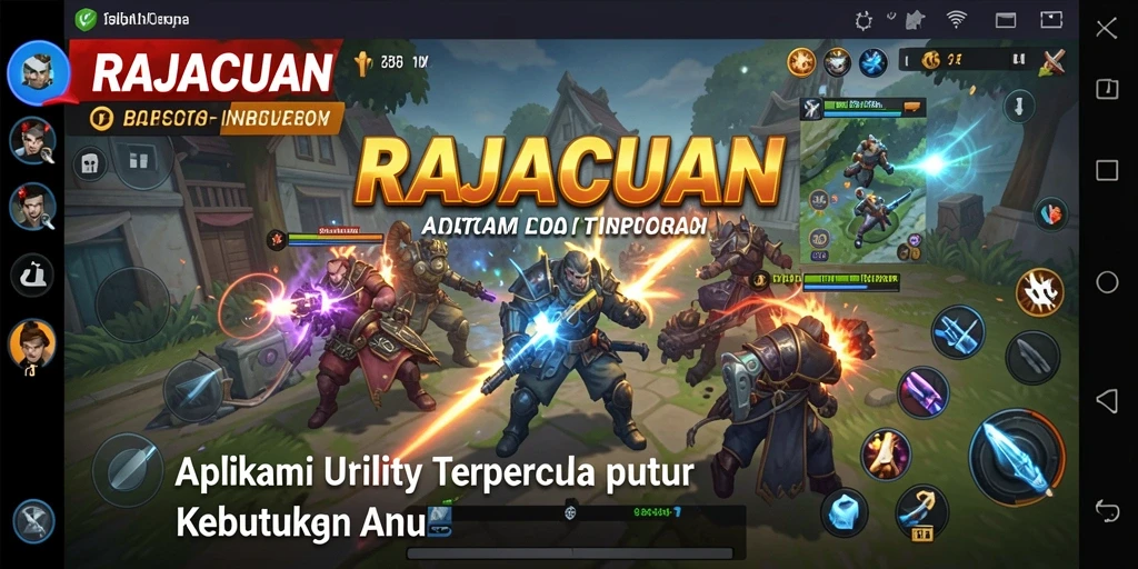 Tampilan antarmuka RAJACUAN yang modern dan intuitif.