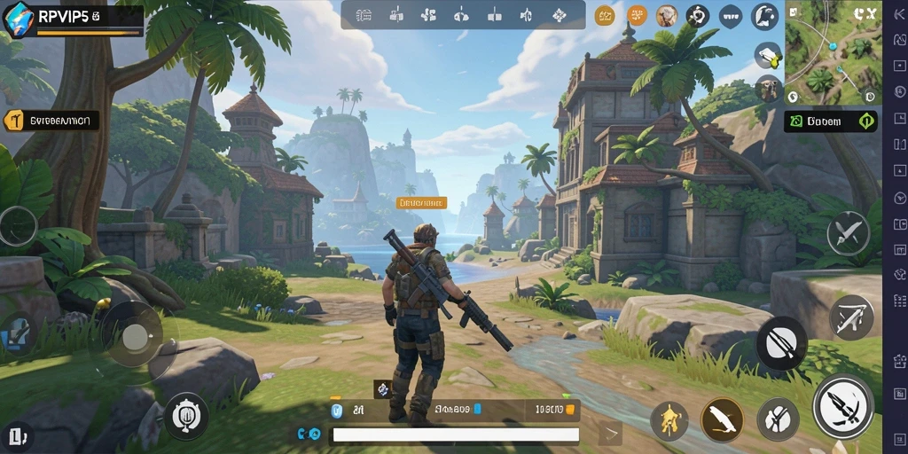 Tampilan gameplay RPVIP5 yang mendebarkan dalam dunia Open World.