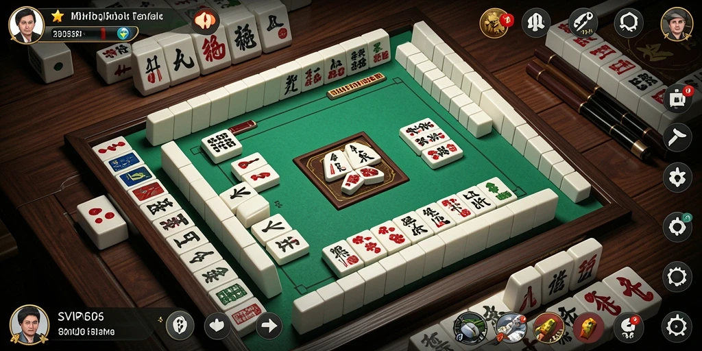 Gameplay seru dan menantang di SVIP6 Mahjong.