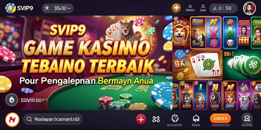 Screenshot dari gameplay SVIP9 yang menampilkan suasana kasino yang seru.